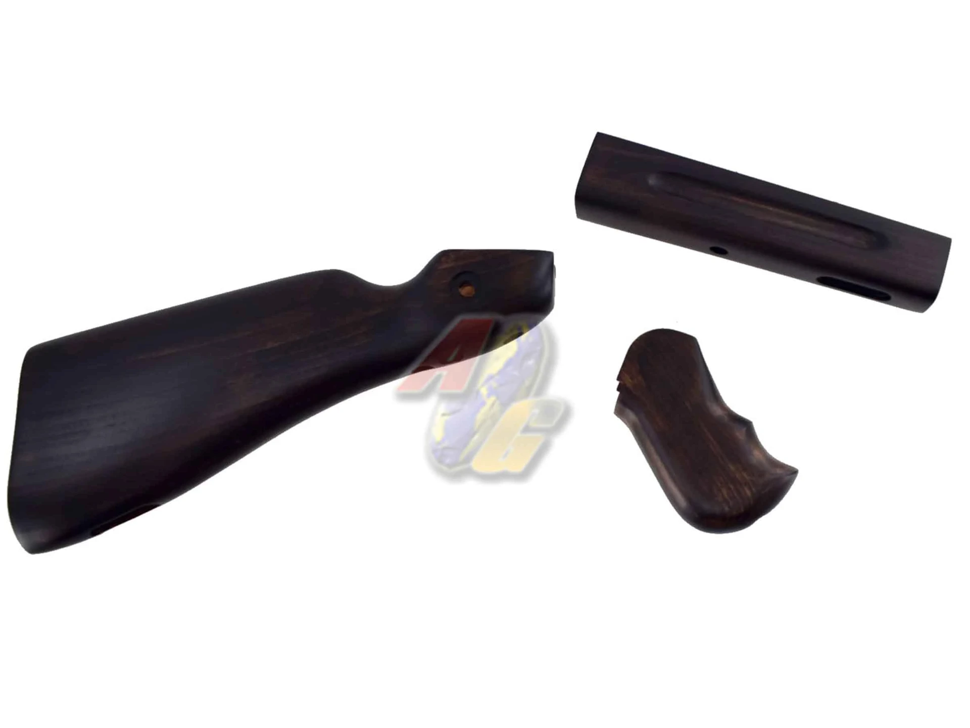Battle Axe CYMA Thompson M1A1 Dark Real Wood Kit Set
