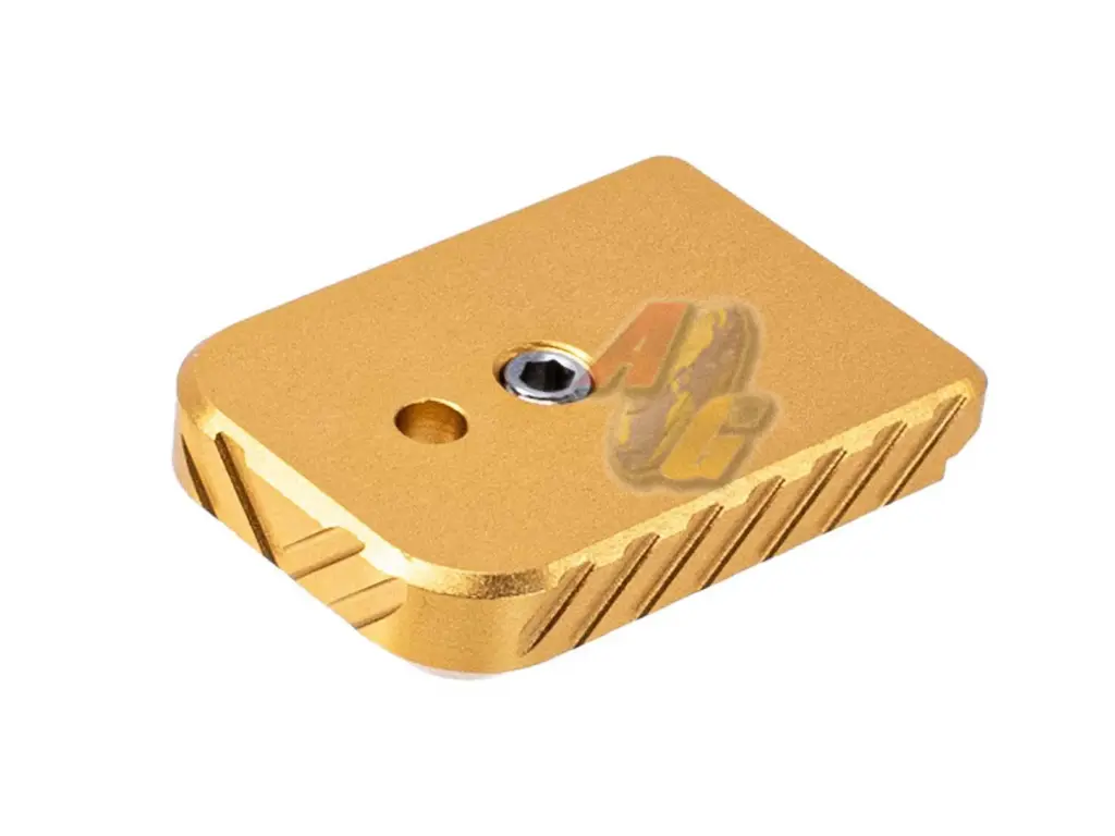 Revanchist Airsoft Aluminium Magazine Base for Tokyo Marui Hi-Capa Series GBB (Type B) (Gold)