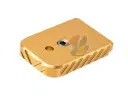 Revanchist Airsoft Aluminium Magazine Base for Tokyo Marui Hi-Capa Series GBB ( Type B/ Gold )