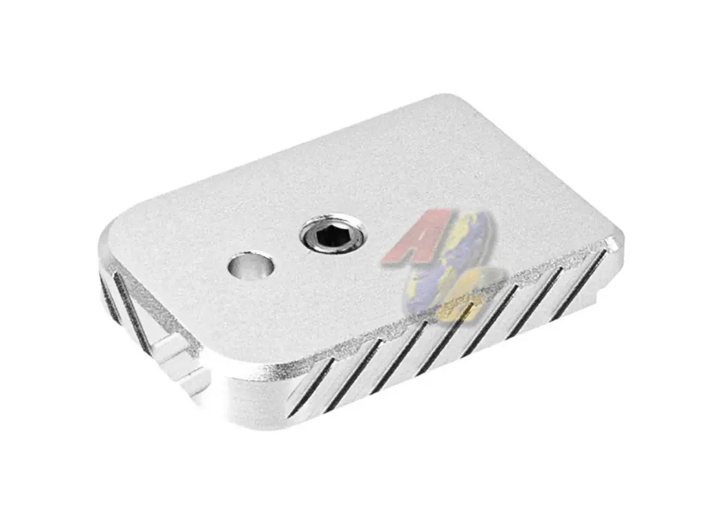 Revanchist Airsoft Aluminium Magazine Base for Tokyo Marui Hi-Capa Series GBB ( Type B/ Silver )