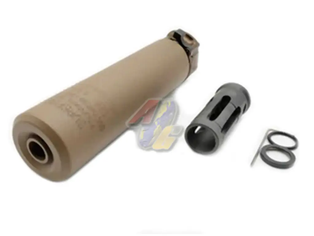Angry Gun Socom416 Dummy Silencer with Flash Hider (FDE)