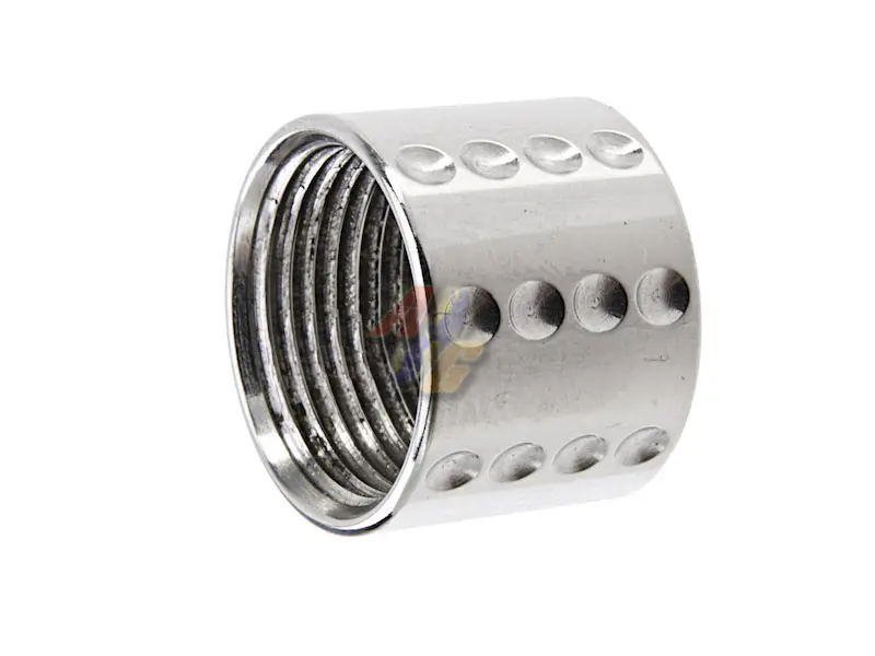 5KU Spots Knurled Thread Protector (14mm-/ Silver)