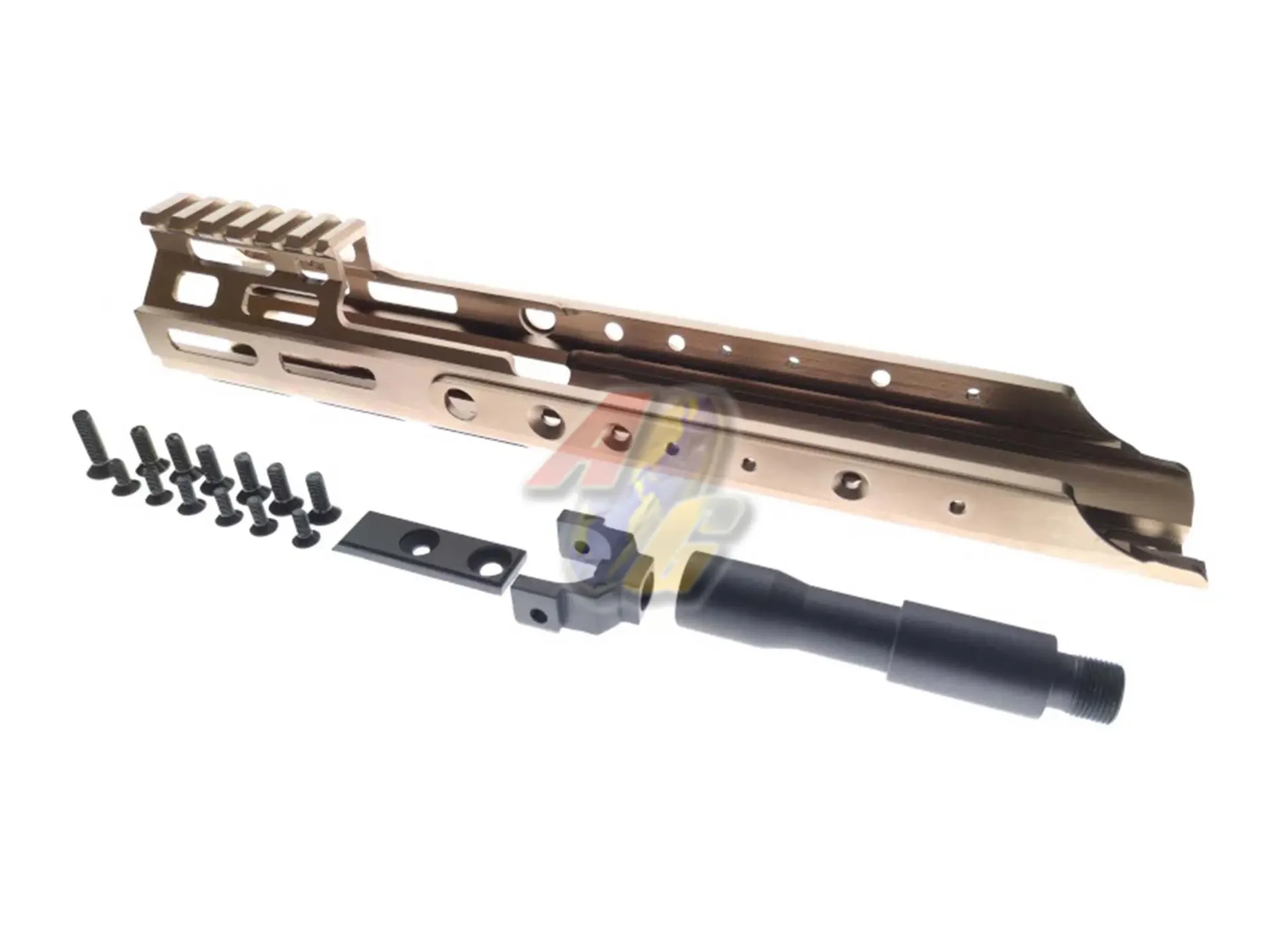 Army Force M-Lok Handguard Extension for Double Bell SCAR-H AEG or Similar Spec. (DE)