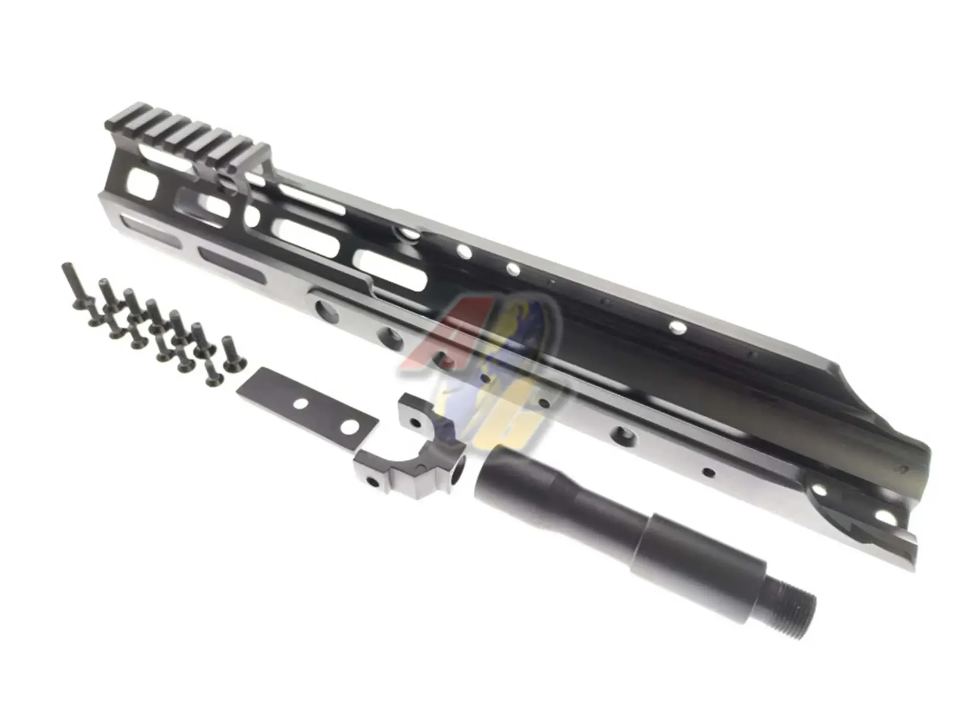 [AF-RAS068BK] Army Force M-Lok Handguard Extension for Double Bell SCAR-H AEG or Similar Spec. - Black