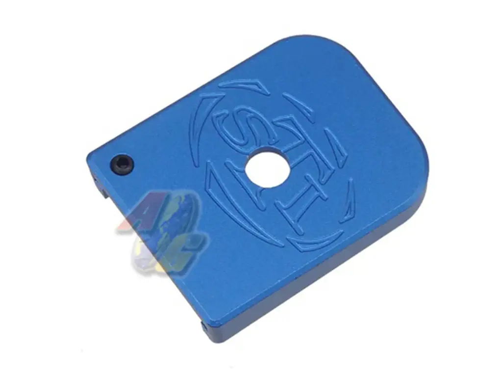 5KU Aluminum STI Style Skinny Magazine Base For Hi-Capa Series GBB (Blue)