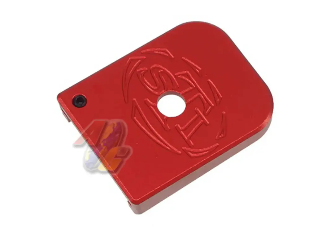 5KU Aluminum STI Style Skinny Magazine Base For Hi-Capa Series GBB (Red)