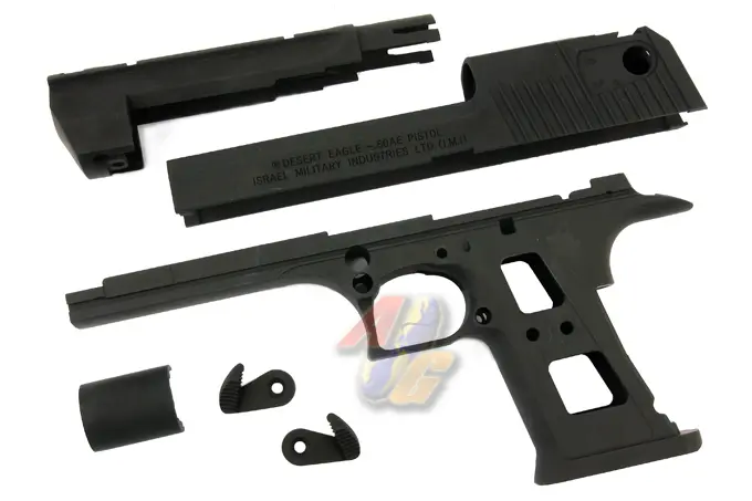 Guarder Aluminum Slide & Frame for Marui DE .50AE (Black) - (2016 Ver.)