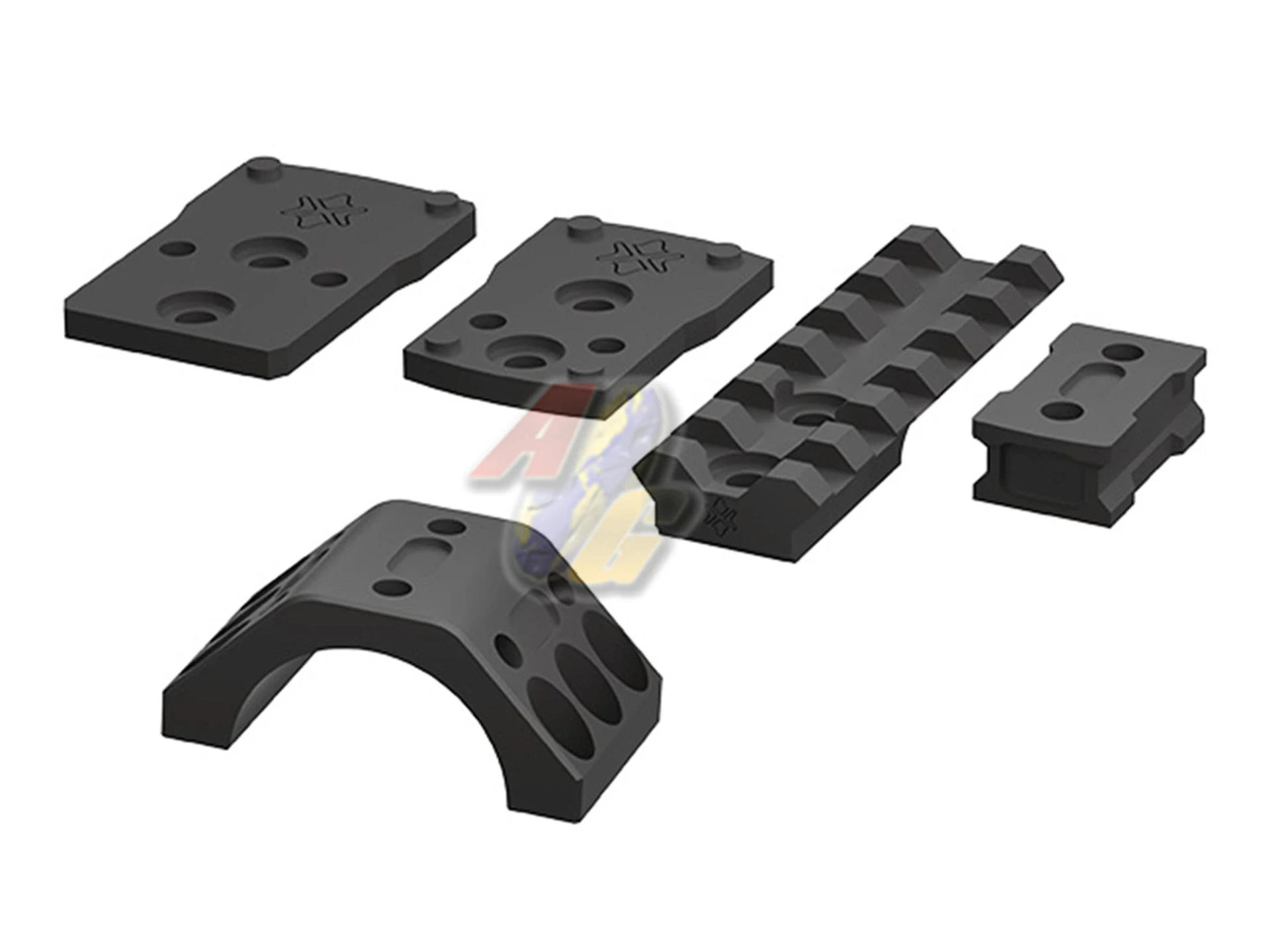 Vector Optics 30mm X-ACCU Mount Assembly Kit 6 Holes
