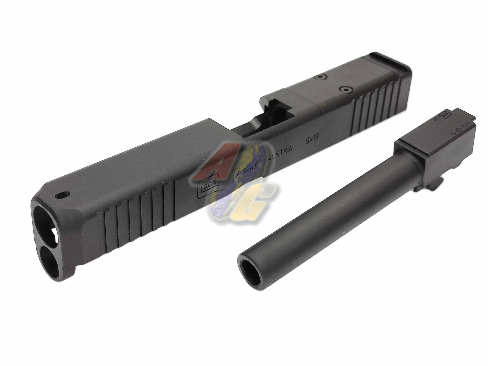 BFA Steel Slide and Outer Barrel for UMAREX/ GHK Glock G17 Gen.5 MOS GBB Series