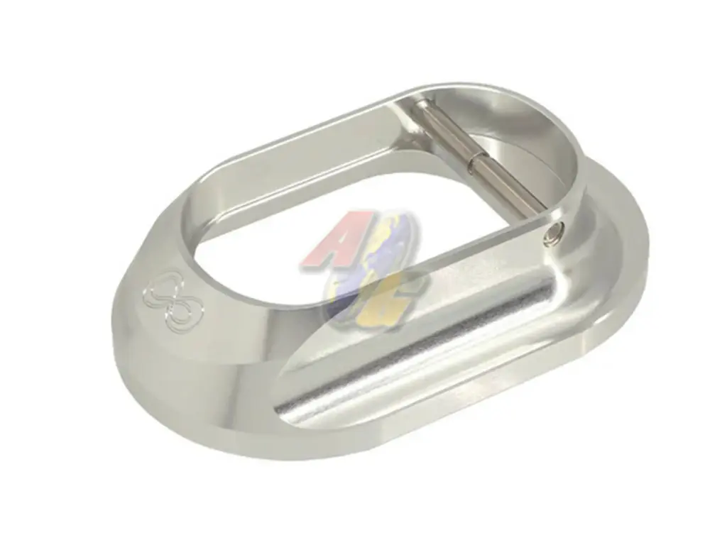 5KU Aluminum XL Infinity Magwell for 5KU Hi-Capa CNC Aluminum Grip (Silver)