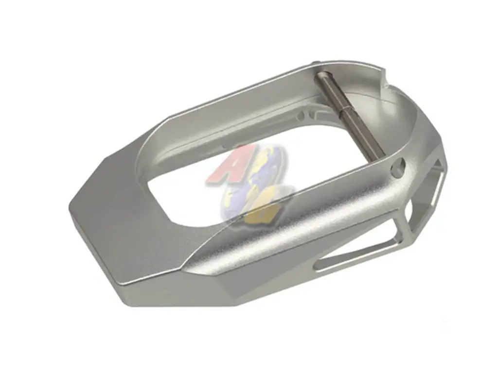 5KU Aluminum Hollow Magwell for Tokyo Marui Hi-Capa Series GBB (Silver)