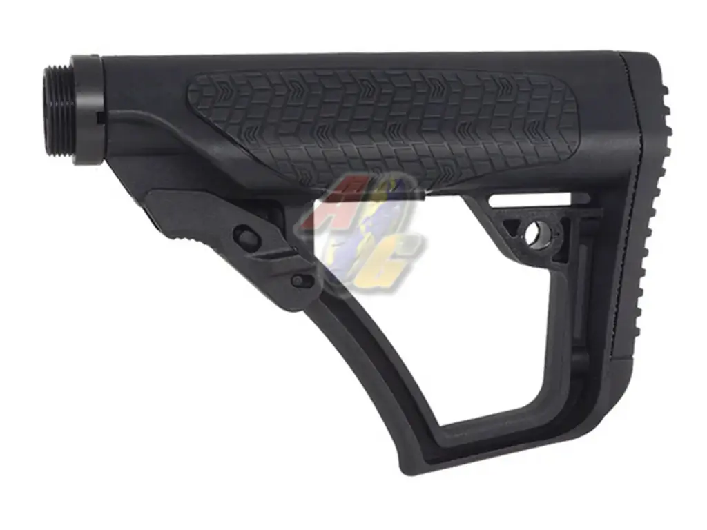 EMG ETA Retractable Battery Storage Stock for M4 Series AEG (Black) (by CYMA)