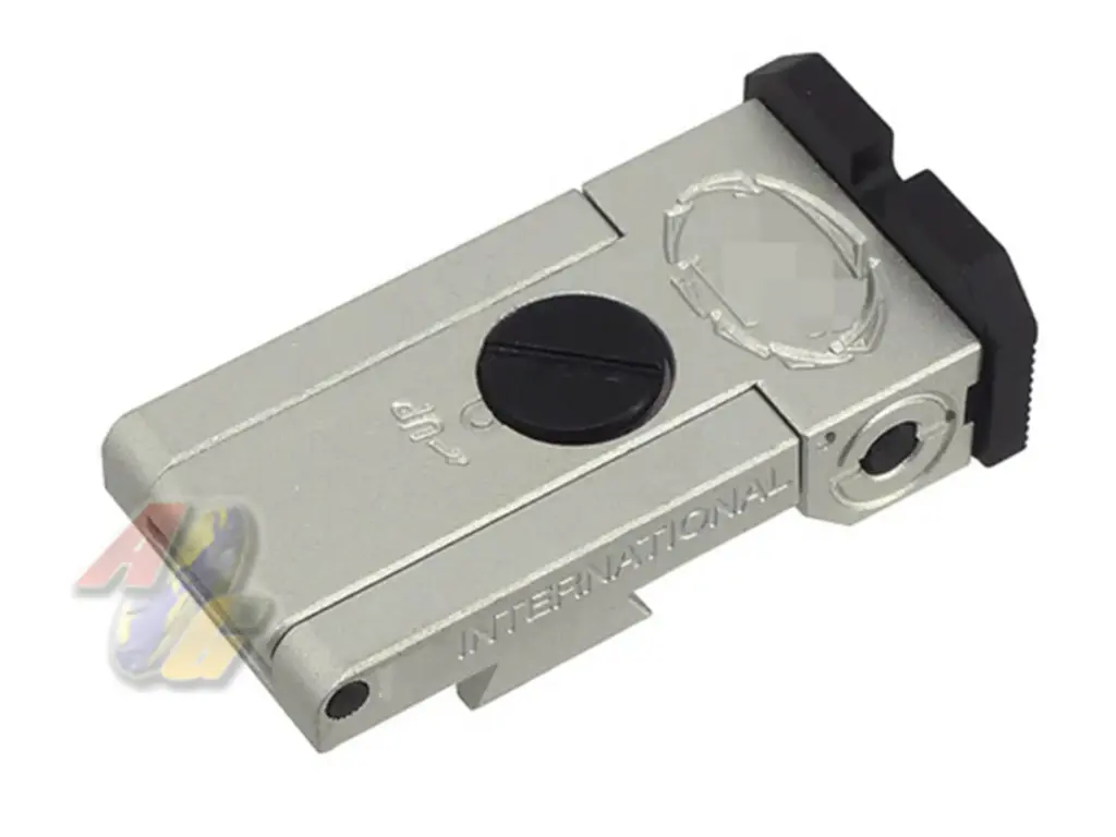 5KU Aluminum STI Style Rear Sight for Tokyo Marui Hi-Capa Series GBB (Silver)