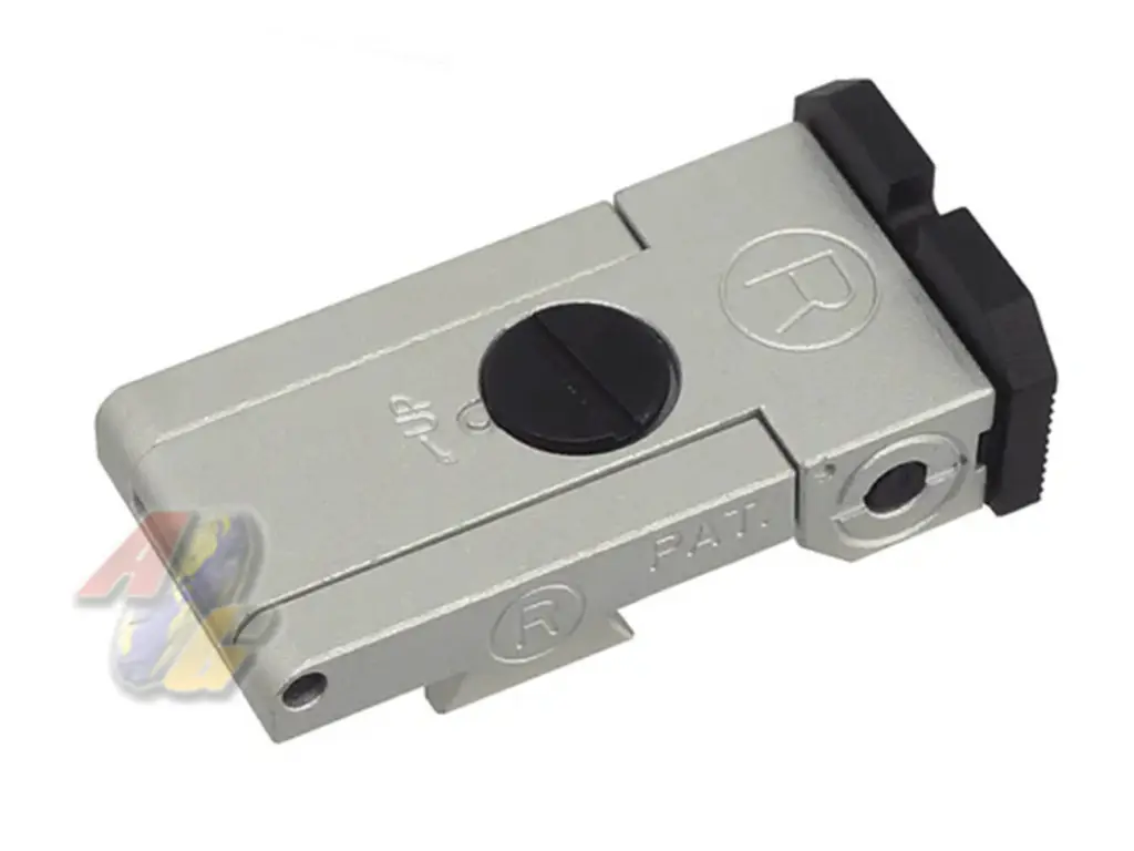 5KU Aluminum Bo-Mar Style Rear Sight for Tokyo Marui Hi-Capa Series GBB (Silver)