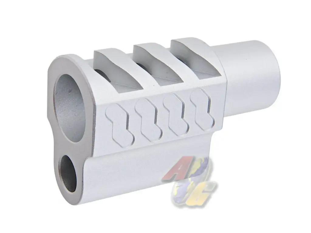 5KU M1911 Aluminum Compensator Type.8 for Tokyo Marui M1911 Series GBB (Silver)