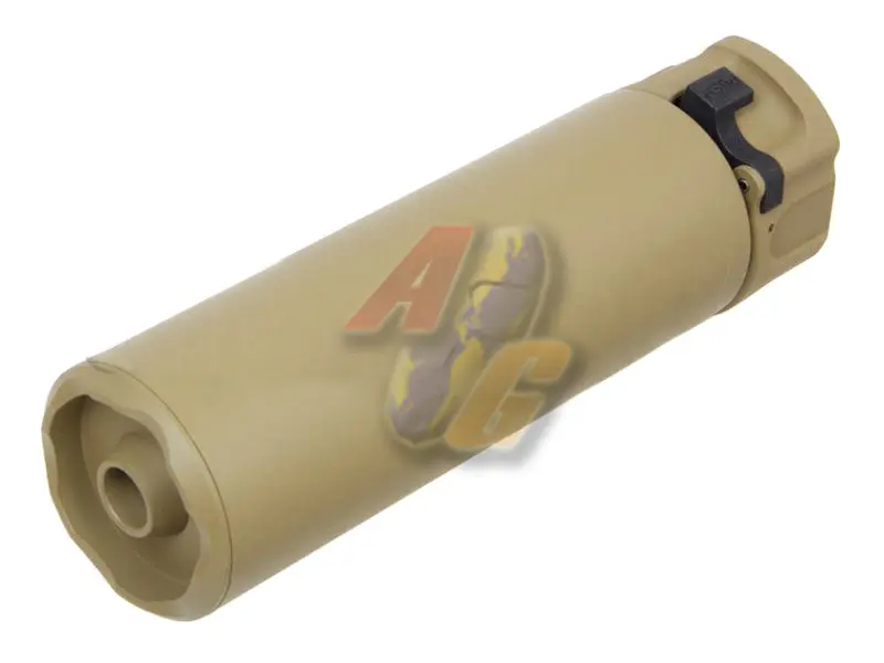 [5KU-243-T] 5KU SOCOM 556 Mini2 Airsoft Suppressor with Flash Hider ( Tan/ 14mm-)
