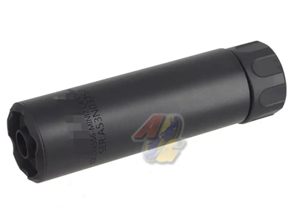 5KU SOCOM 556 Mini2 Airsoft Suppressor with Flash Hider ( BK/ 14mm-)