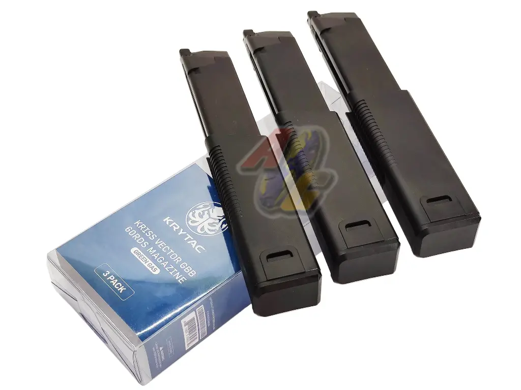 KRYTAC KRISS Vector GBB 60 Rounds Gas Magazine (3 Pcs)