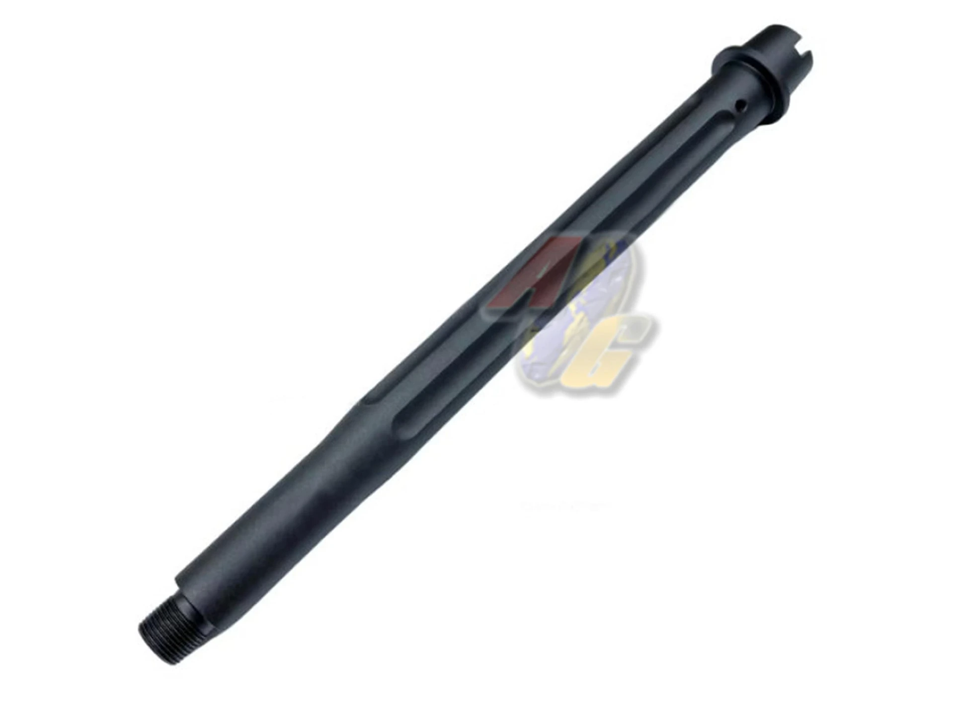 [SL-0316BK] SLONG TMB CNC Aluminum 10 Inch Straight Outer Barrel for Tokyo Marui M4 MWS GBB Series - Black
