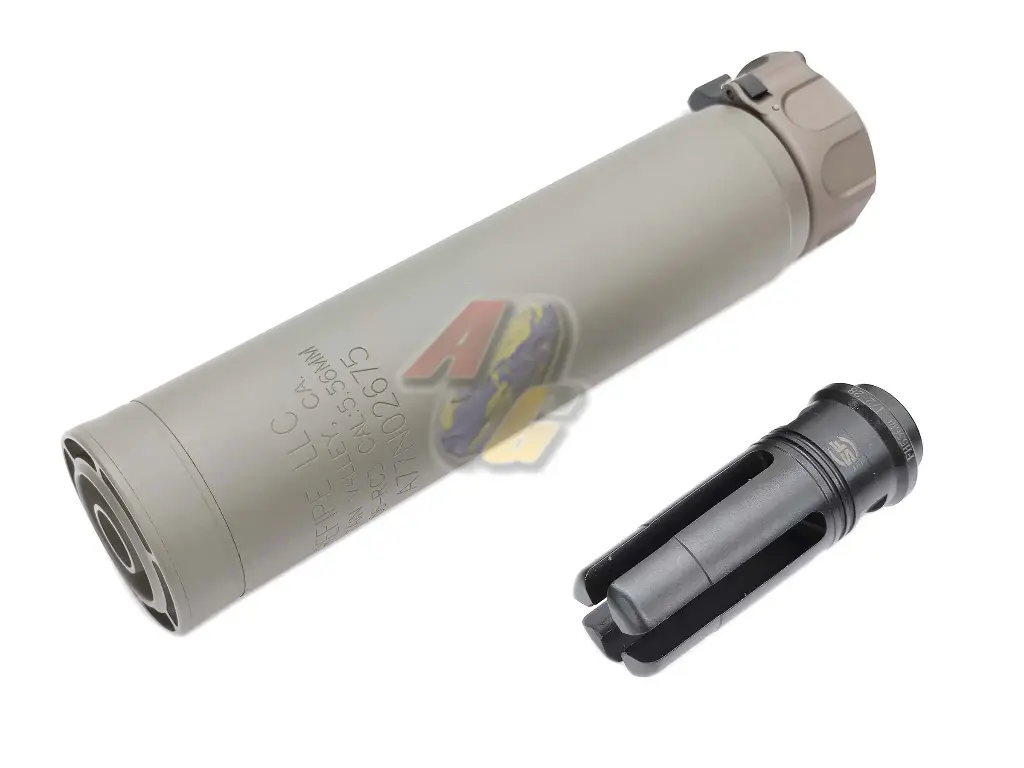 Angry Gun Socom556-RC3 Dummy Silencer - Full Marking (FDE)