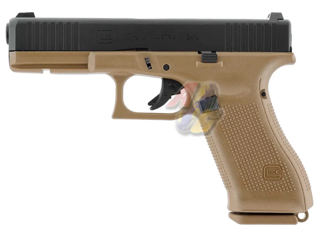 Umarex Glock 17 Gen.5 GBB ( French Army Version ) with Real Glock Case and Back Strap (by VFC)