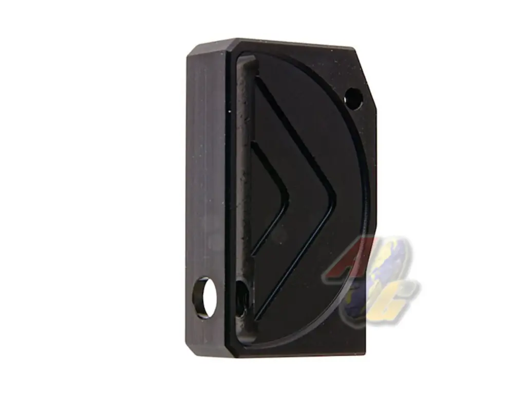 Revanchist Airsoft Aluminium Flat Adjustable Trigger for Tokyo Marui Hi-Capa Series GBB (Type C) (Black)