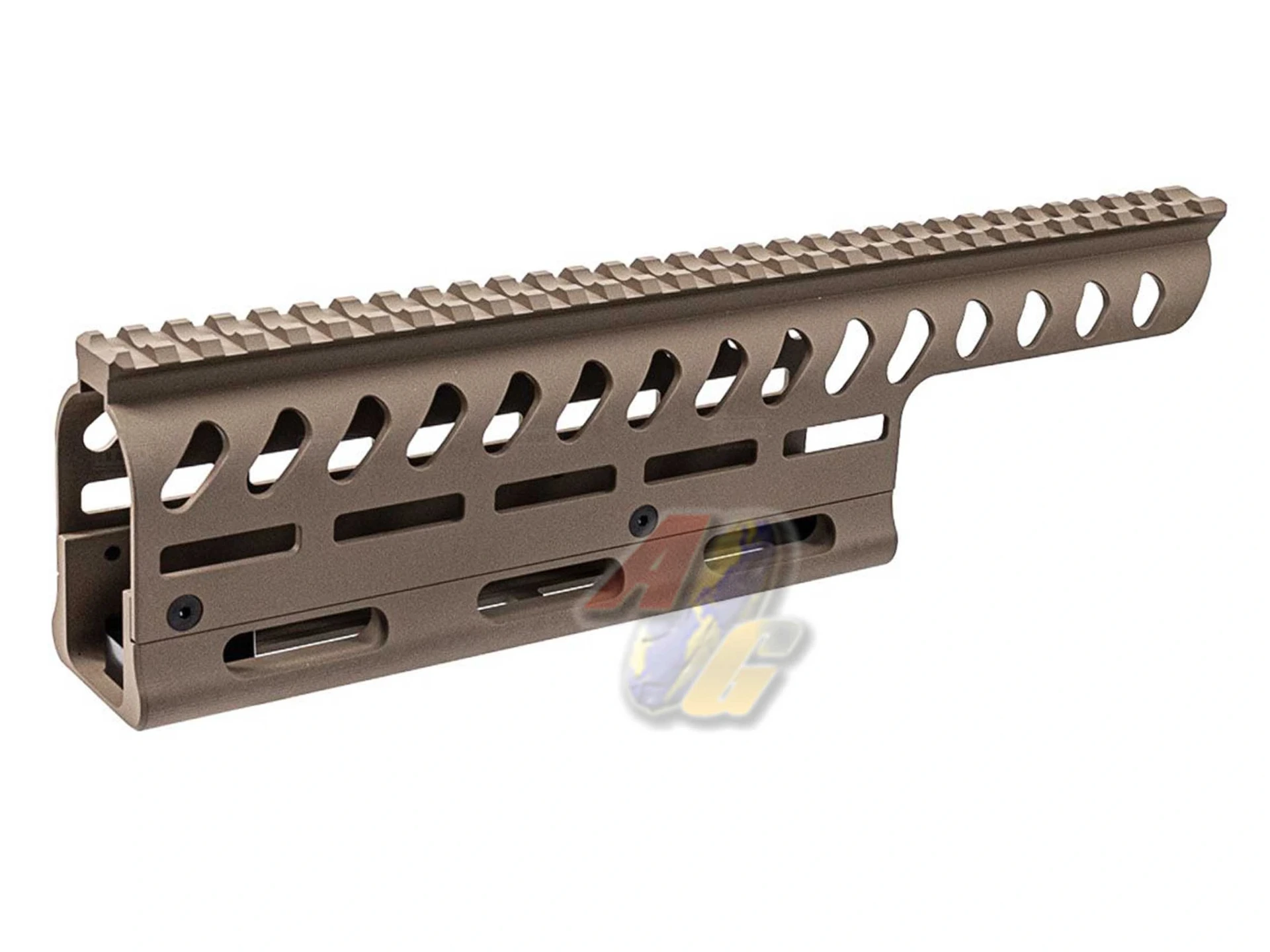 ITP M-Lok Handguard Rail for Tokyo Marui Saiga 12K Gas Shotgun - FDE