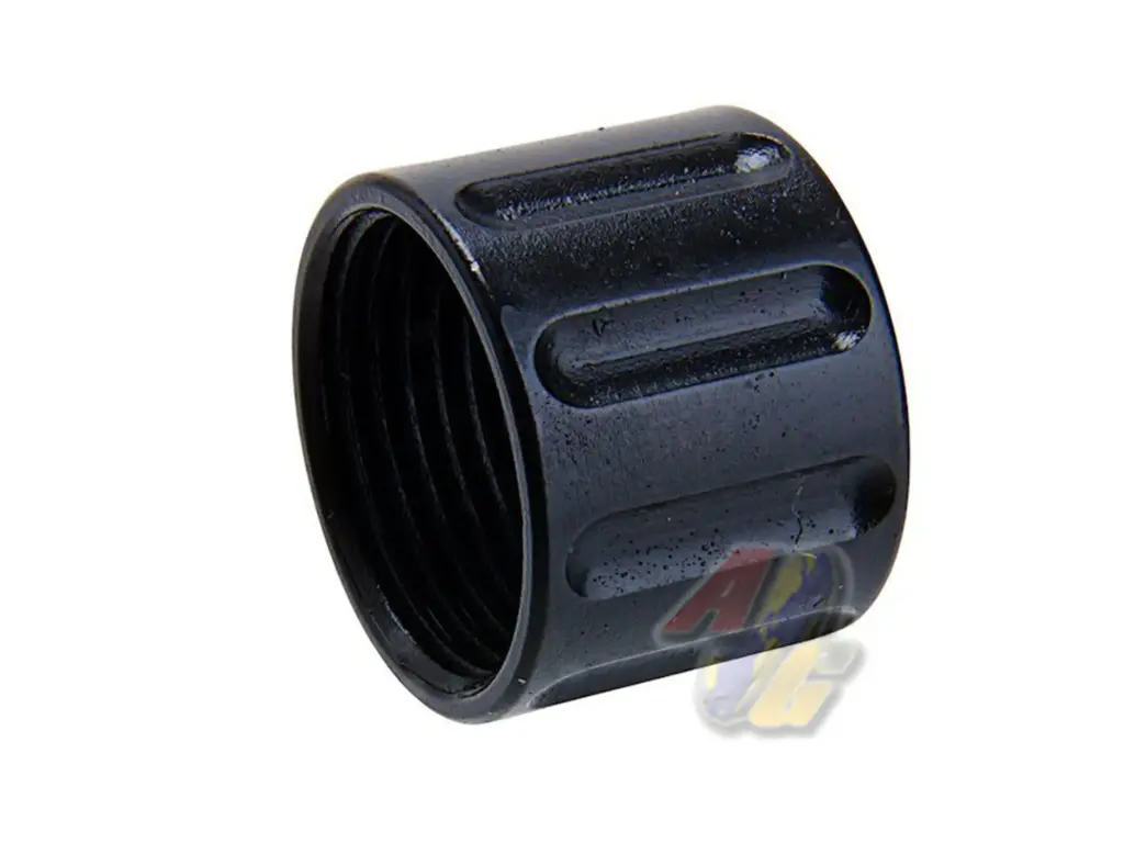 5KU Vertical Knurling Thread Protector ( 14mm-/ Black )