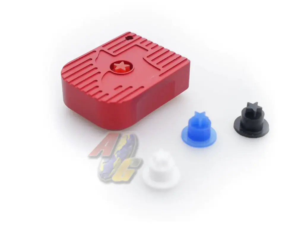 5KU Aluminum 2011 Style Magazine Base For Tokyo Marui Hi-Capa Series GBB (Red)