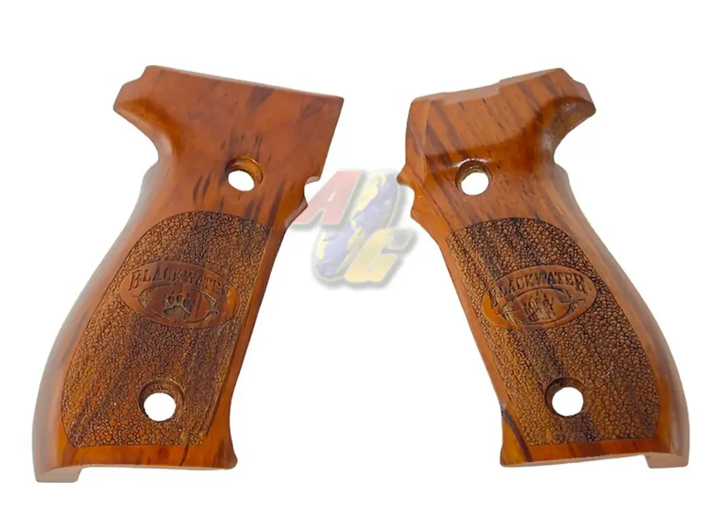 KIMPOI SHOP WE P226 Hand Carved Wood Grip (Type B) (Black Water)