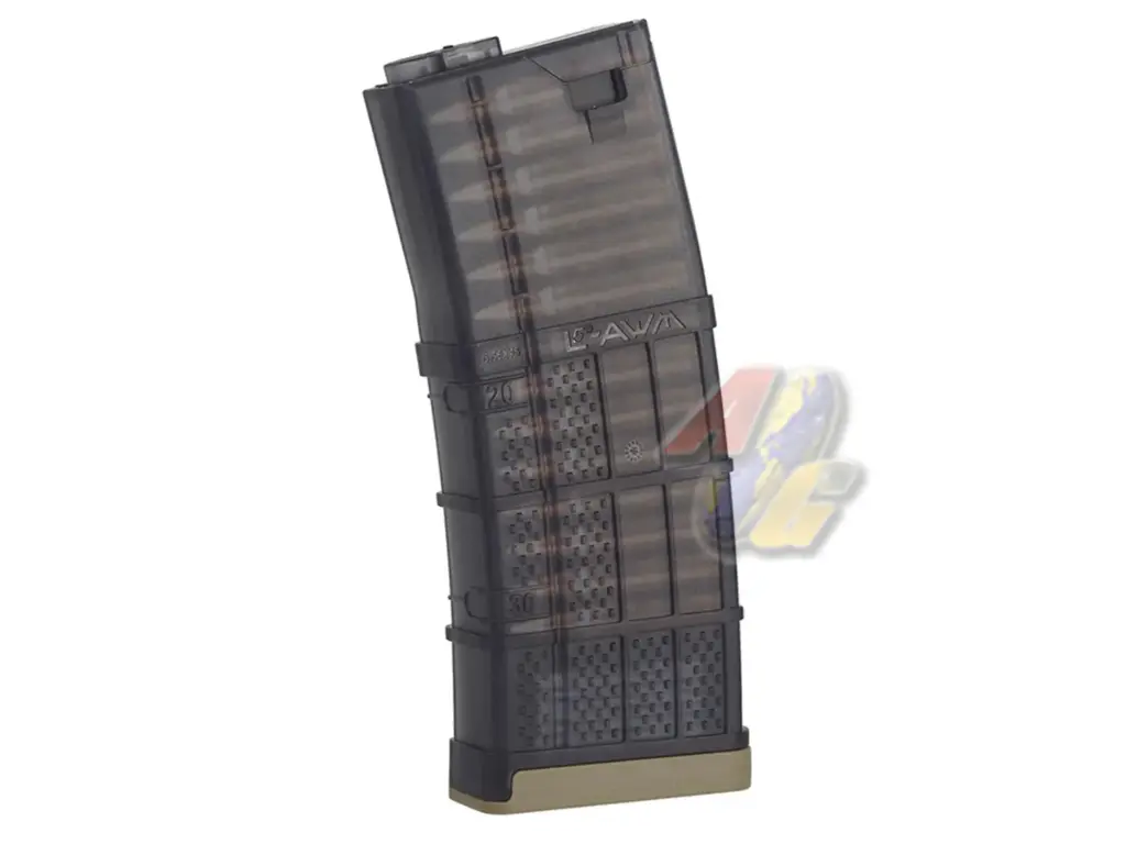 EMG 180 Rounds Lancer L5AWM .5.56 Magazine for M4/ M16 AEG Series (Tan) (by CYMA)