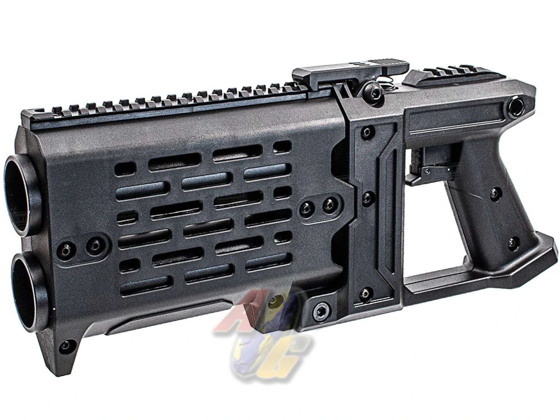 ALPHA PARTS AS-40 Double Barrel 40mm Grenade Launcher with 2 Grenade Cartridge