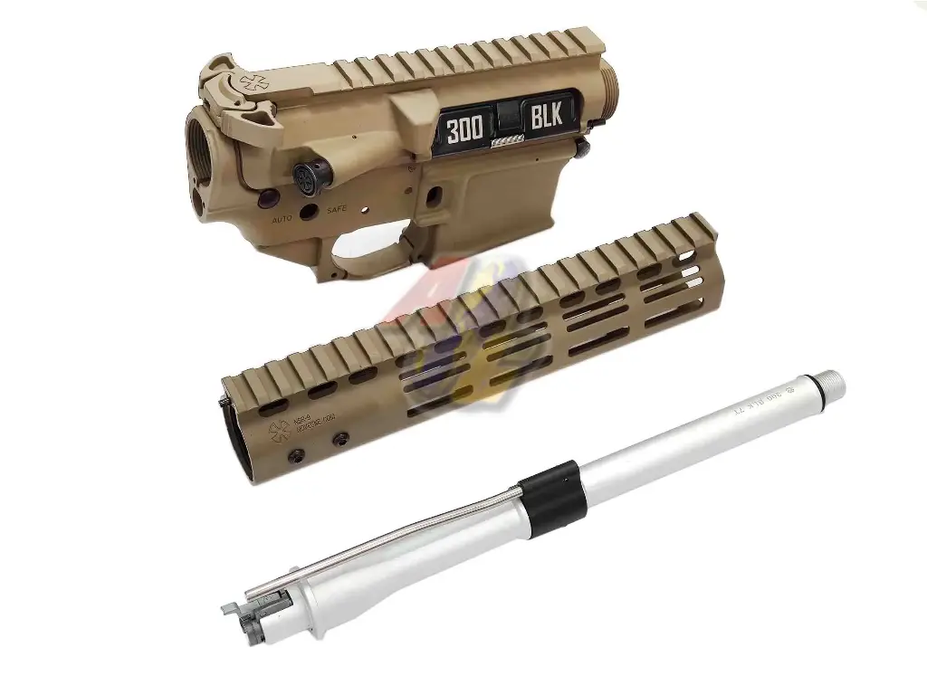 [CYMA-CGS-NOV-RS-0001-FDE] CGS Noveske N4 GBB Receiver NSR9 Rail Set for Tokyo Marui M4 Series GBB (MWS) (FDE) (by CYMA)