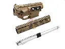 CGS Noveske N4 GBB Receiver NSR9 Rail Set for Tokyo Marui M4 Series GBB (MWS) (FDE) (by CYMA)
