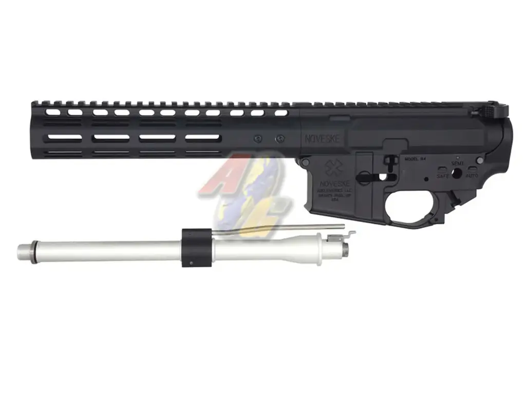 CGS Noveske N4 GBB Receiver NSR9 Rail Set for Tokyo Marui M4 Series GBB (MWS) (BK) (by CYMA)