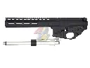 CGS Noveske N4 GBB Receiver NSR9 Rail Set for Tokyo Marui M4 Series GBB (MWS) (BK) (by CYMA)