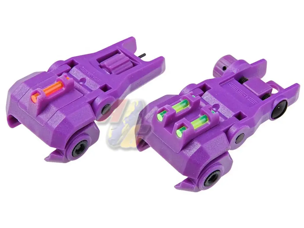 G&G Dual-Profile Fiber Optic Flip-Up Sight (Purple)