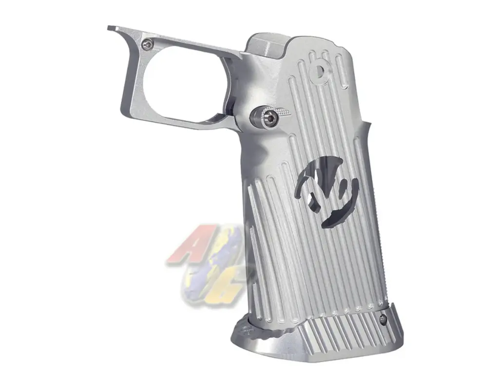 5KU CNC Aluminum Grip Type.4 for Tokyo Marui Hi-Capa Series GBB (Silver)