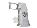 5KU CNC Aluminum Grip Type.4 for Tokyo Marui Hi-Capa Series GBB (Silver)
