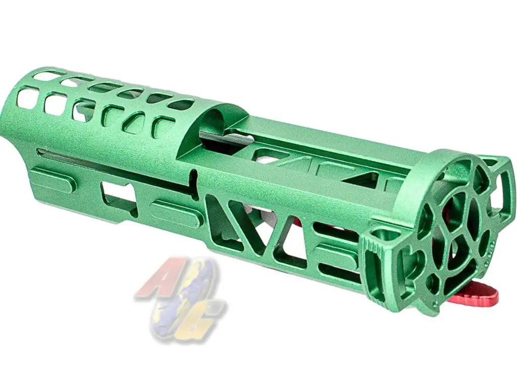 5KU Lightweight CNC Aluminum Bolt with Selector Switch for Action Army AAP-01 GBB (Green)