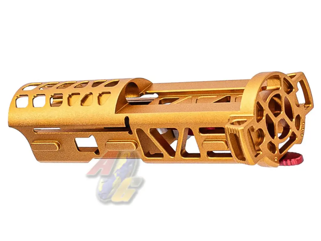 5KU Lightweight CNC Aluminum Bolt with Selector Switch for Action Army AAP-01 GBB (Gold)
