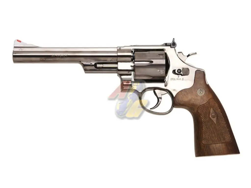 Umarex S&W M29 6.5 Inch Co2 Revolver (Titanium Black/ Brown Grip) (by WinGun)