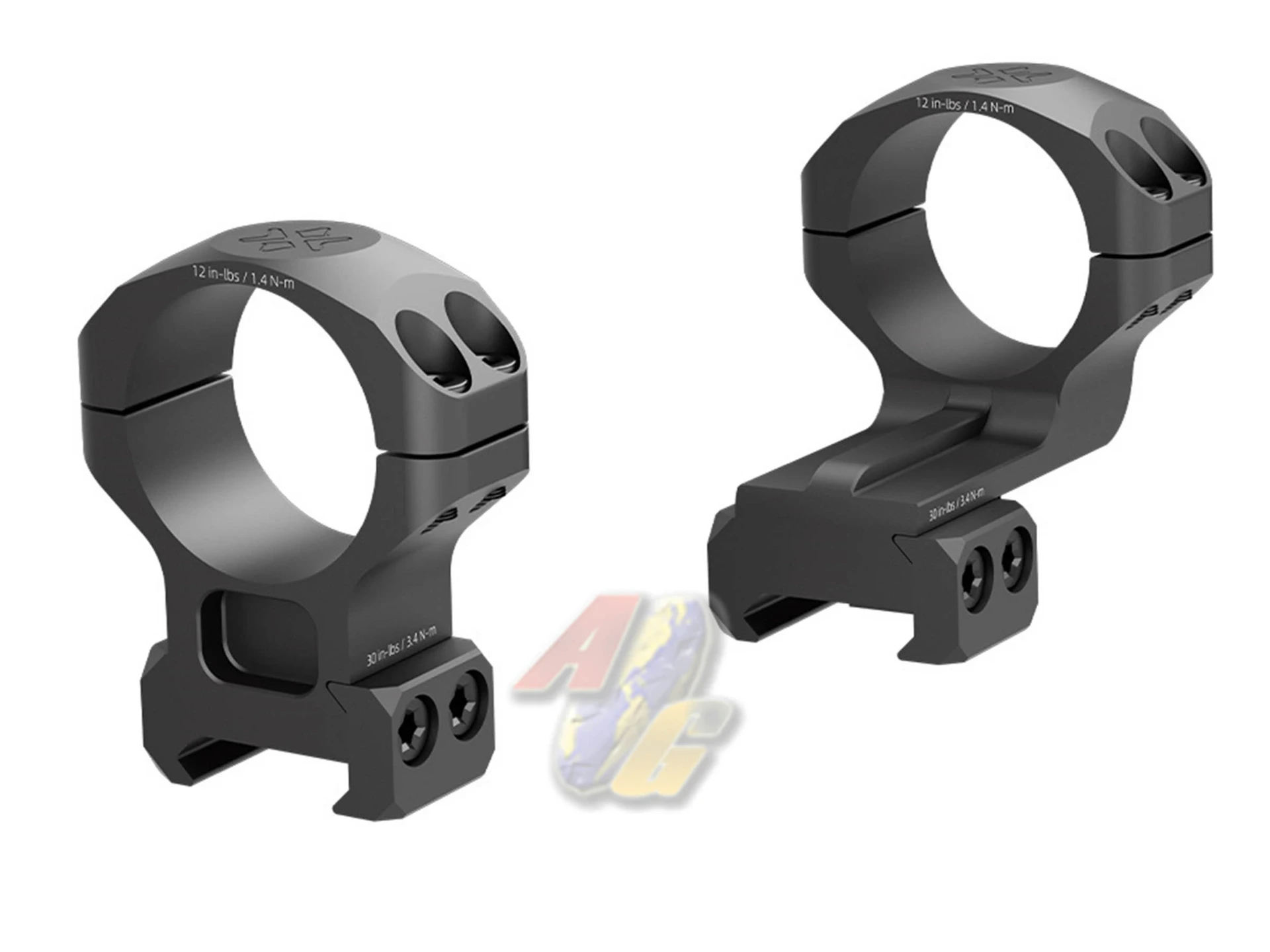 Vector Optics X-ACCU 330mm 1.25 Inch Cantilever Weaver Rings