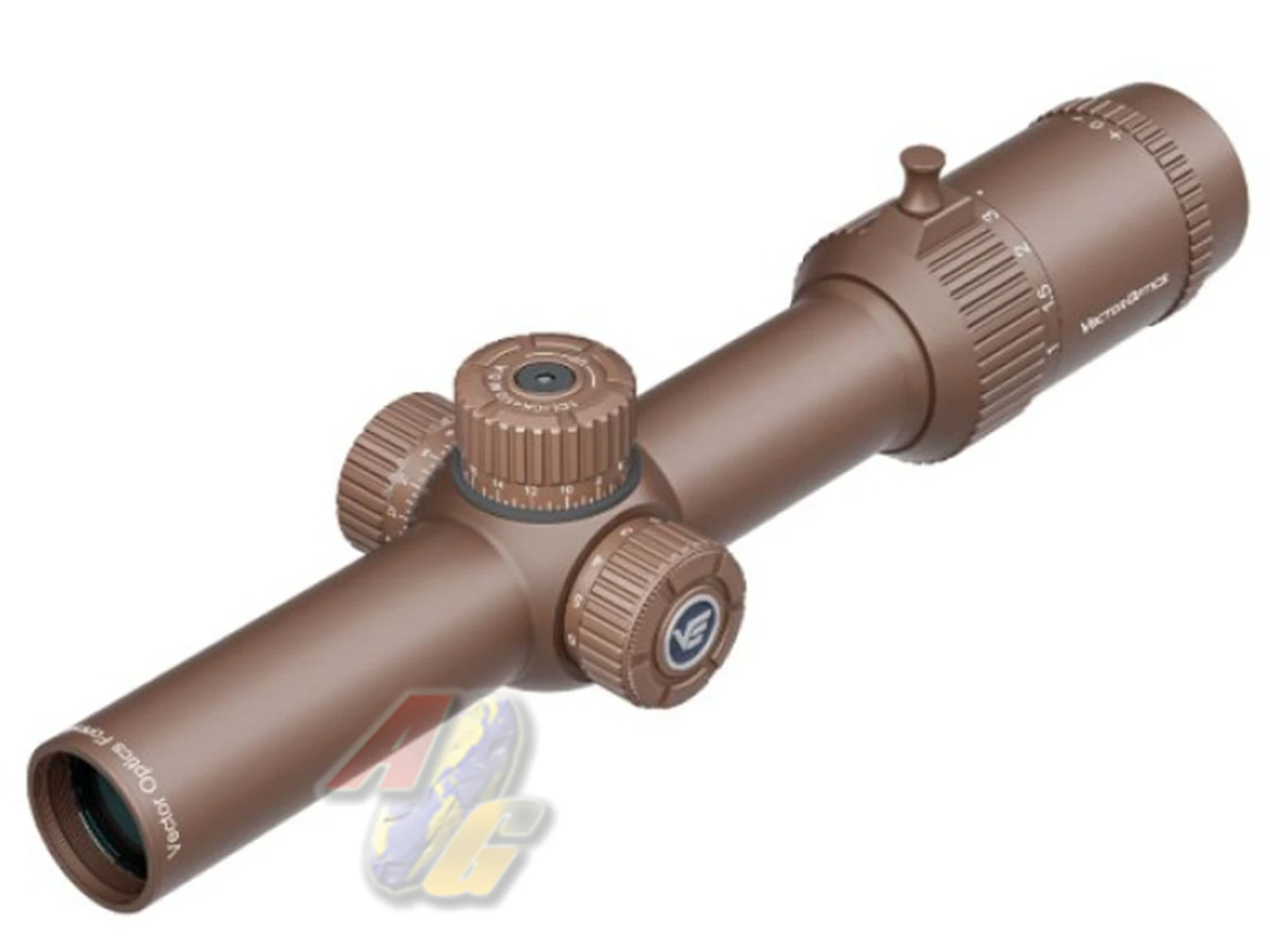 Vector Optics Forester 1-8x24 SFP Riflescope - FDE