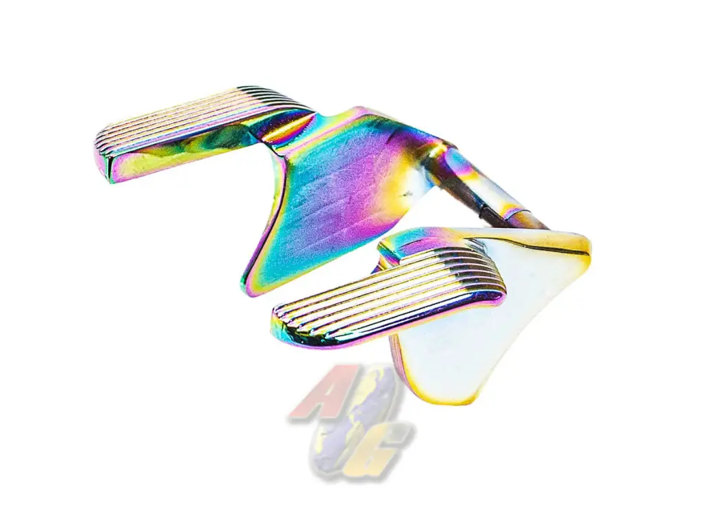 SAVIA CNC Steel Infinity Style Thumb Safety for Tokyo Marui Hi-Capa Series GBB (Rainbow)