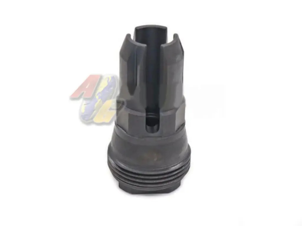 Airsoft Artisan 3 Prong Flash Hider for Airsoft Artisan CG SGI-6 Style Silencer