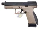 ASG CZ P-10C OR-OT Co2 GBB Pistol with RMR Plate - Dual Tone (Black/ FDE)