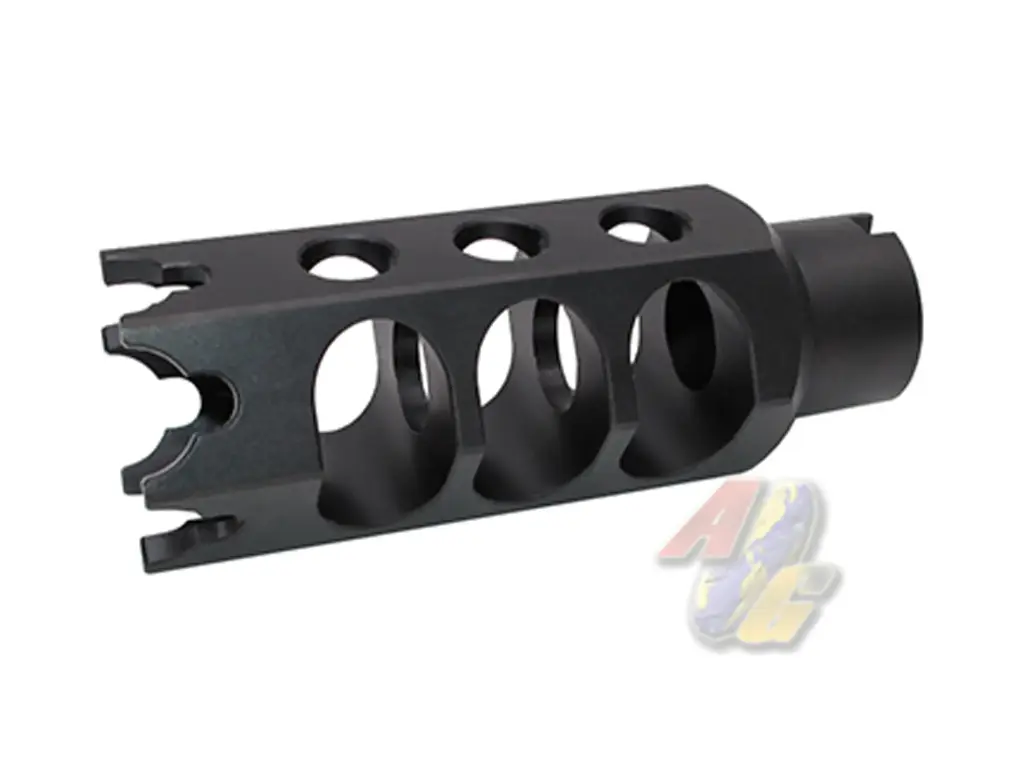 Wii Tech Tokyo Marui AKM CNC Steel DTK-1L Style Muzzle Brake