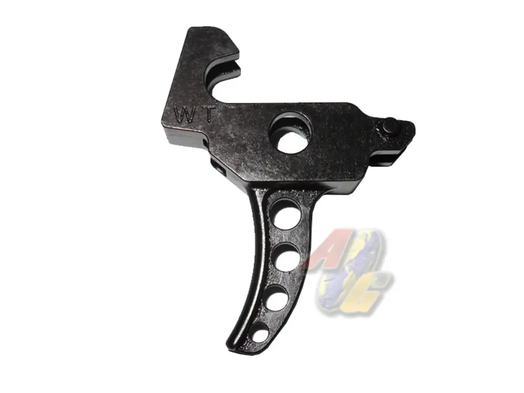 Wii Tech CNC Hardened Steel Trigger for WE AK GBB Series (D Style)
