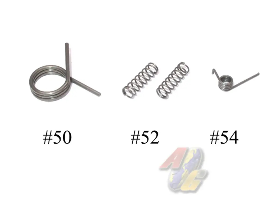 Wii Tech Hammer, Sear, Fire Pin Springs for Tokyo Marui M4 MWS GBB Series (#50 #52x2 #54)